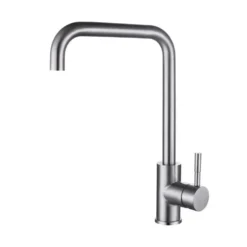 Vellamo Touch Control Single Lever Mono Kitchen Mixer Tap - Brushed Nickel