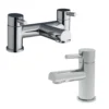 Vellamo Twist Basin Mixer and Bath Filler Pack