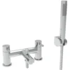 Vellamo Twist Chrome Bath Shower Mixer Tap & Kit