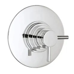 Vellamo Twist 1 Outlet Circle Concealed Thermostatic Shower Valve
