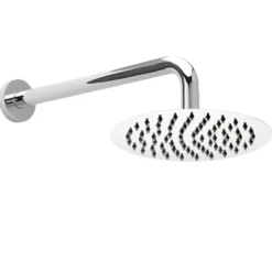 Vellamo Ultra Thin Round 300mm Shower Head & Wall Mounted Arm
