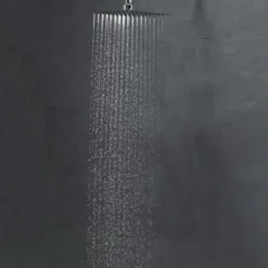 Vellamo Ultra Thin Square 200mm Shower Head & Ceiling Mounted Arm