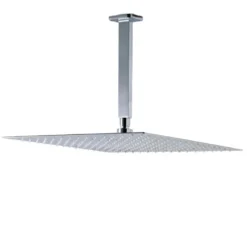 Vellamo Ultra Thin Square 300mm Shower Head & Ceiling Mounted Arm