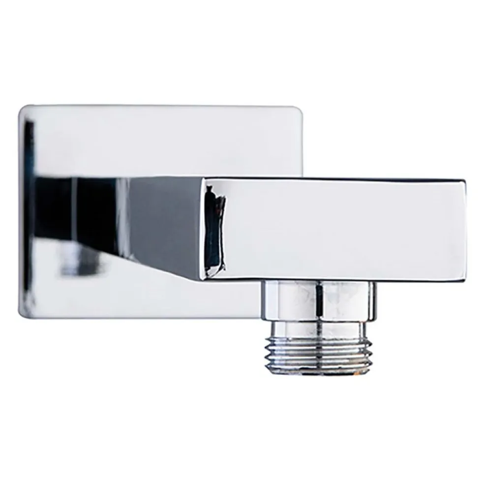 Vellamo Ultra Thin Square 400mm Shower Head & Wall Mounted Arm