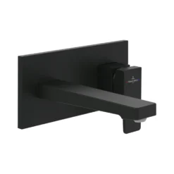 Villeroy & Boch Architectura Square Wall Mounted Basin Mixer Tap & Easy Installation Box