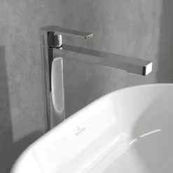 Villeroy & Boch Architectura Tall Basin Mixer Tap with Click Clack Waste