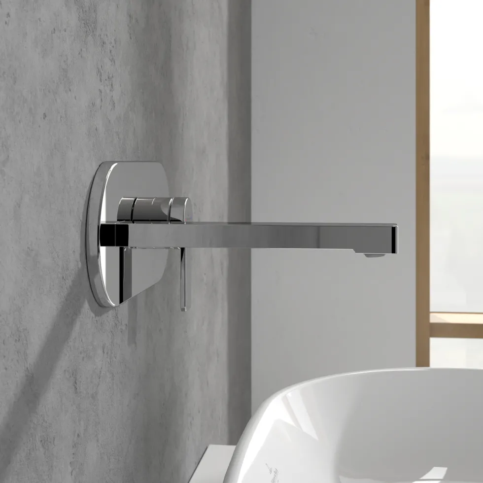 Villeroy & Boch Architectura Wall Mounted Basin Mixer Tap & Easy Installation Box