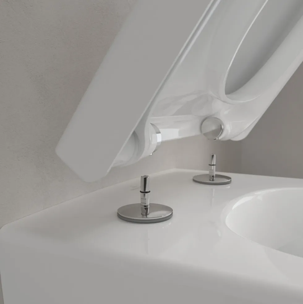 Villeroy & Boch Arto Rimless Wall Hung Toilet & Soft Close Seat