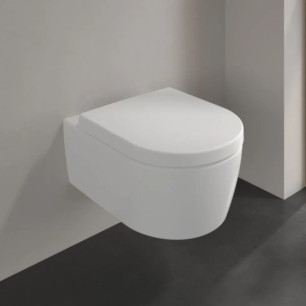 Villeroy & Boch Arto Rimless Wall Hung Toilet & Soft Close Seat