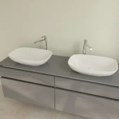 Villeroy & Boch Loop & Friends Curved Countertop Basin - 560 x 380mm