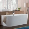 Villeroy & Boch Oberon 2.0 Quaryl Back to Wall Bath - 1800 x 800mm