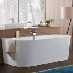 Villeroy & Boch Oberon 2.0 Quaryl Back to Wall Bath - 1800 x 800mm