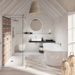 Villeroy & Boch Oberon 2.0 Quaryl Back to Wall Bath - 1800 x 800mm