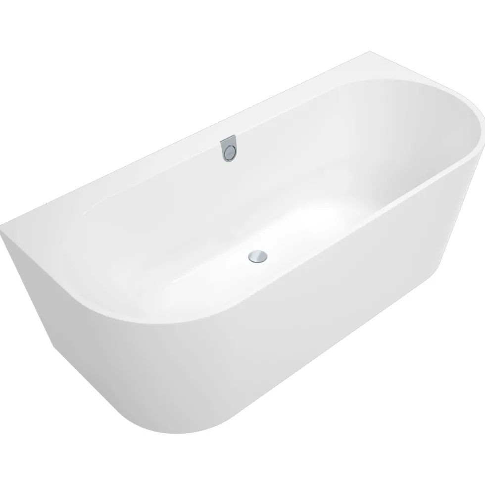Villeroy & Boch Oberon 2.0 Quaryl Back to Wall Bath - 1800 x 800mm
