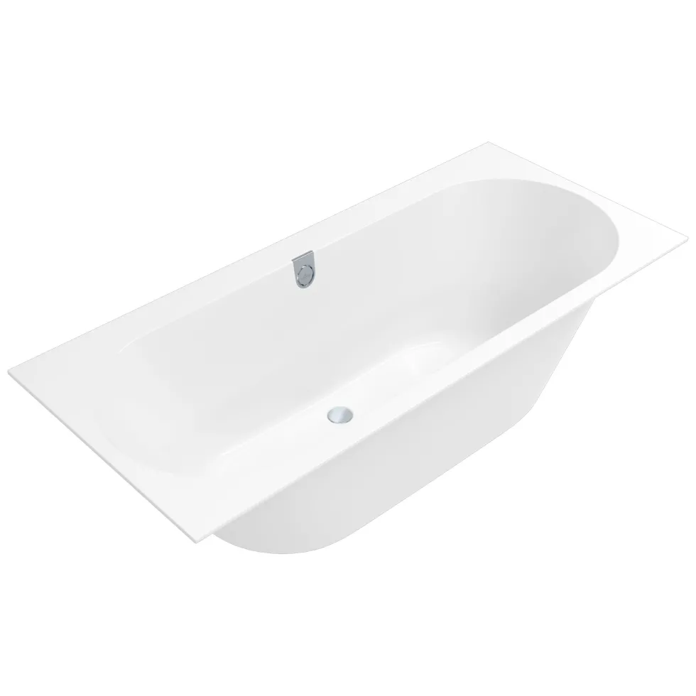 Villeroy & Boch Oberon 2.0 Quaryl Straight Double Ended Bath - 1700 & 1800mm