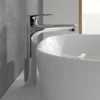 Villeroy & Boch O.Novo Start Tall Basin Mixer Tap with Click Clack Waste