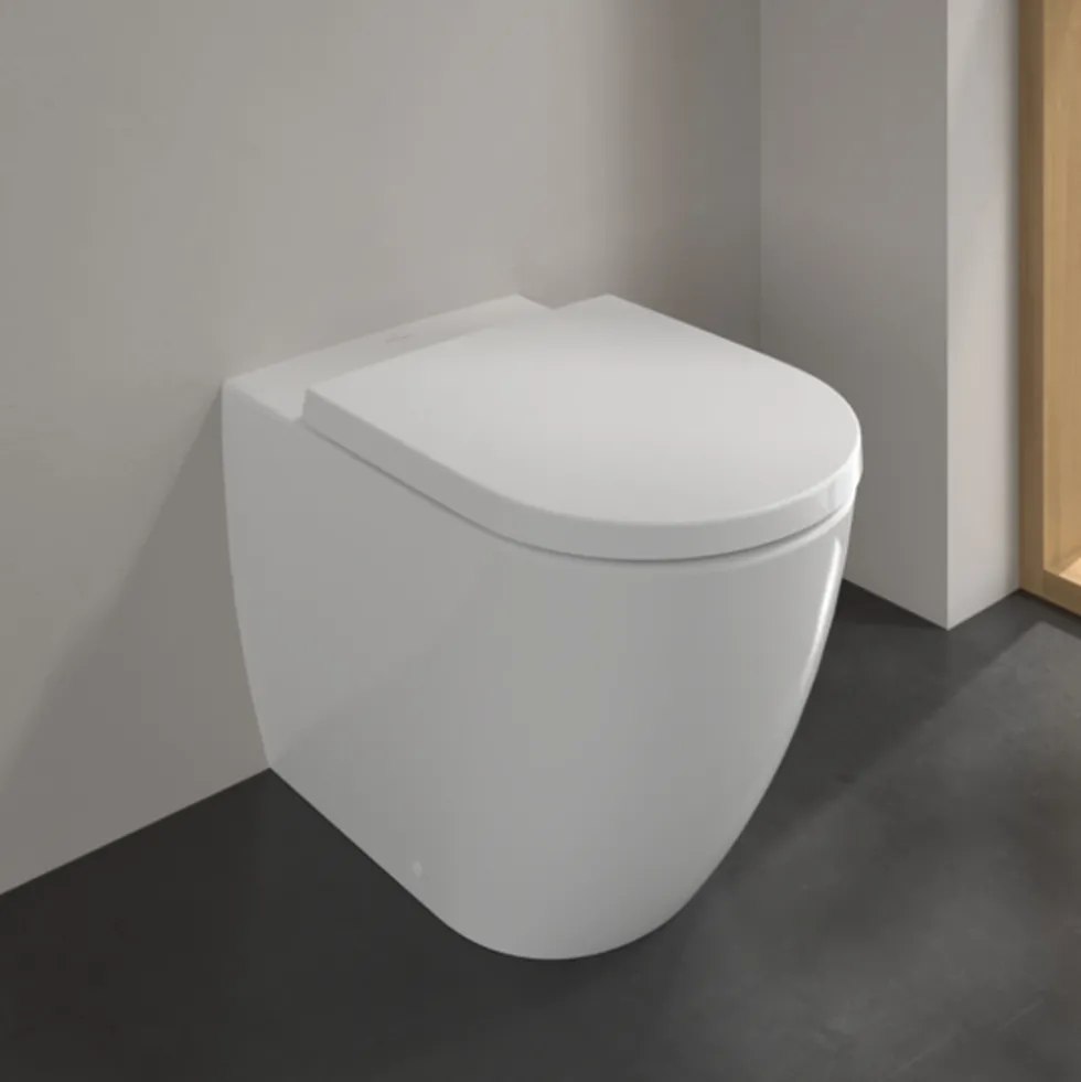 Villeroy & Boch Subway 3.0 Back to Wall TwistFlush Rimless Toilet with Soft Close Toilet Seat