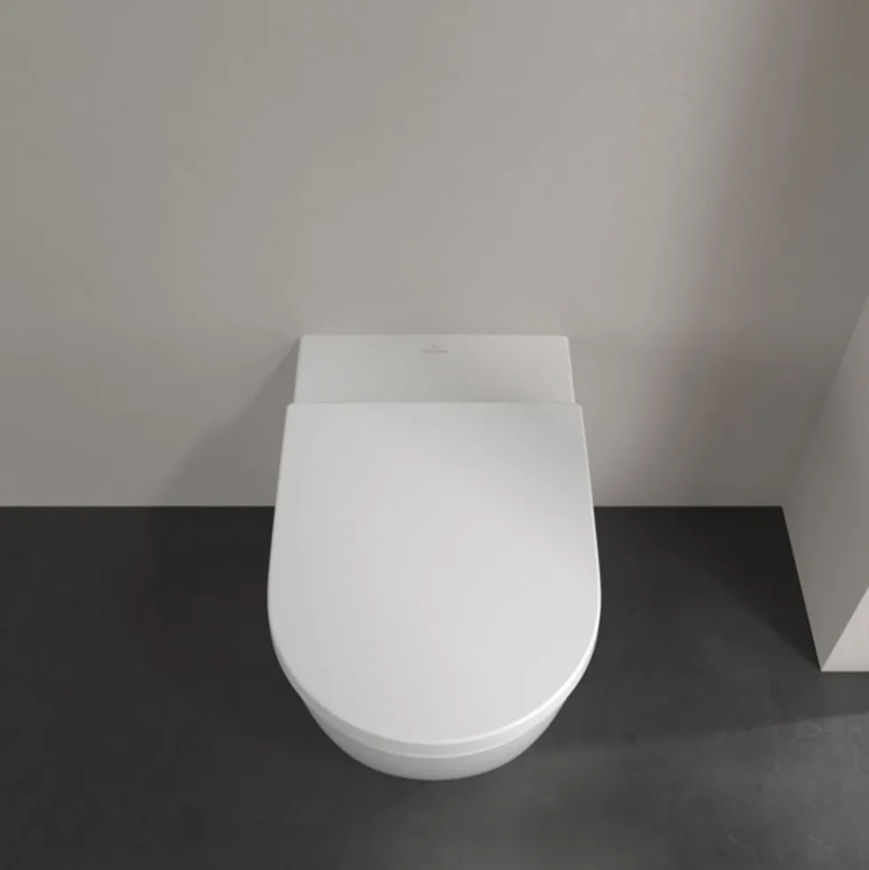 Villeroy & Boch Subway 3.0 Back to Wall TwistFlush Rimless Toilet with Soft Close Toilet Seat