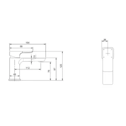 Villeroy & Boch Subway 3.0 Mini Cloakroom Basin Mixer Tap
