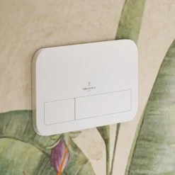 Villeroy & Boch ViConnect Dual Flush Plate with Rectangular Buttons