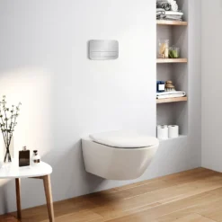 Villeroy & Boch ViConnect Pro 2.0 Frame with Subway 2.0 Rimless Wall Mounted Toilet, Flush Plate & Soft Close Toilet Seat