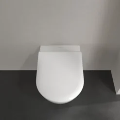 Villeroy & Boch ViConnect Pro 2.0 Frame with Subway 2.0 Rimless Wall Mounted Toilet, Flush Plate & Soft Close Toilet Seat
