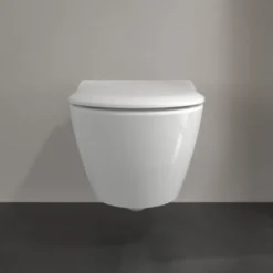 Villeroy & Boch ViConnect Pro 2.0 Frame with Subway 2.0 Rimless Wall Mounted Toilet, Flush Plate & Soft Close Toilet Seat