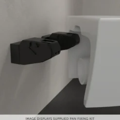Villeroy & Boch ViConnect Pro S Frame with Subway 2.0 Wall Mounted Rimless Toilet, Flush Plate & Soft Close Toilet Seat