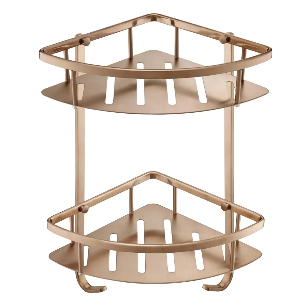 VOS Double Corner Shower Basket