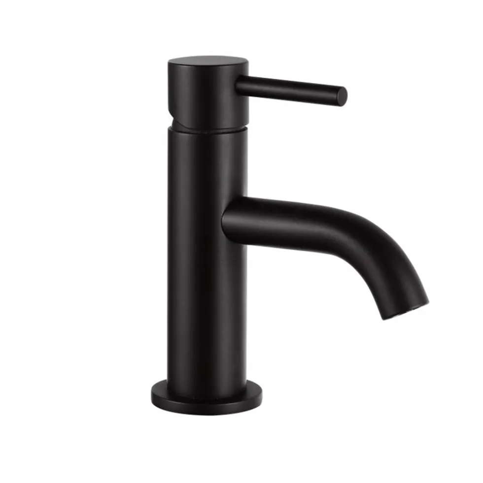 VOS Mini Single Lever Basin Mixer - Matt Black