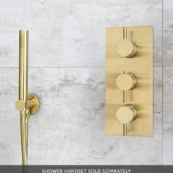VOS 2 Outlet Concealed Thermostatic Shower Valve (3 Handles)