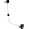 VOS Overflow Bath Filler with Click Clack Waste - Matt Black