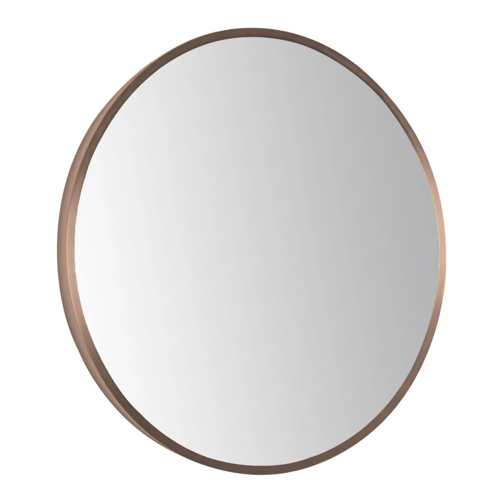 VOS Round Framed Mirror - 600mm