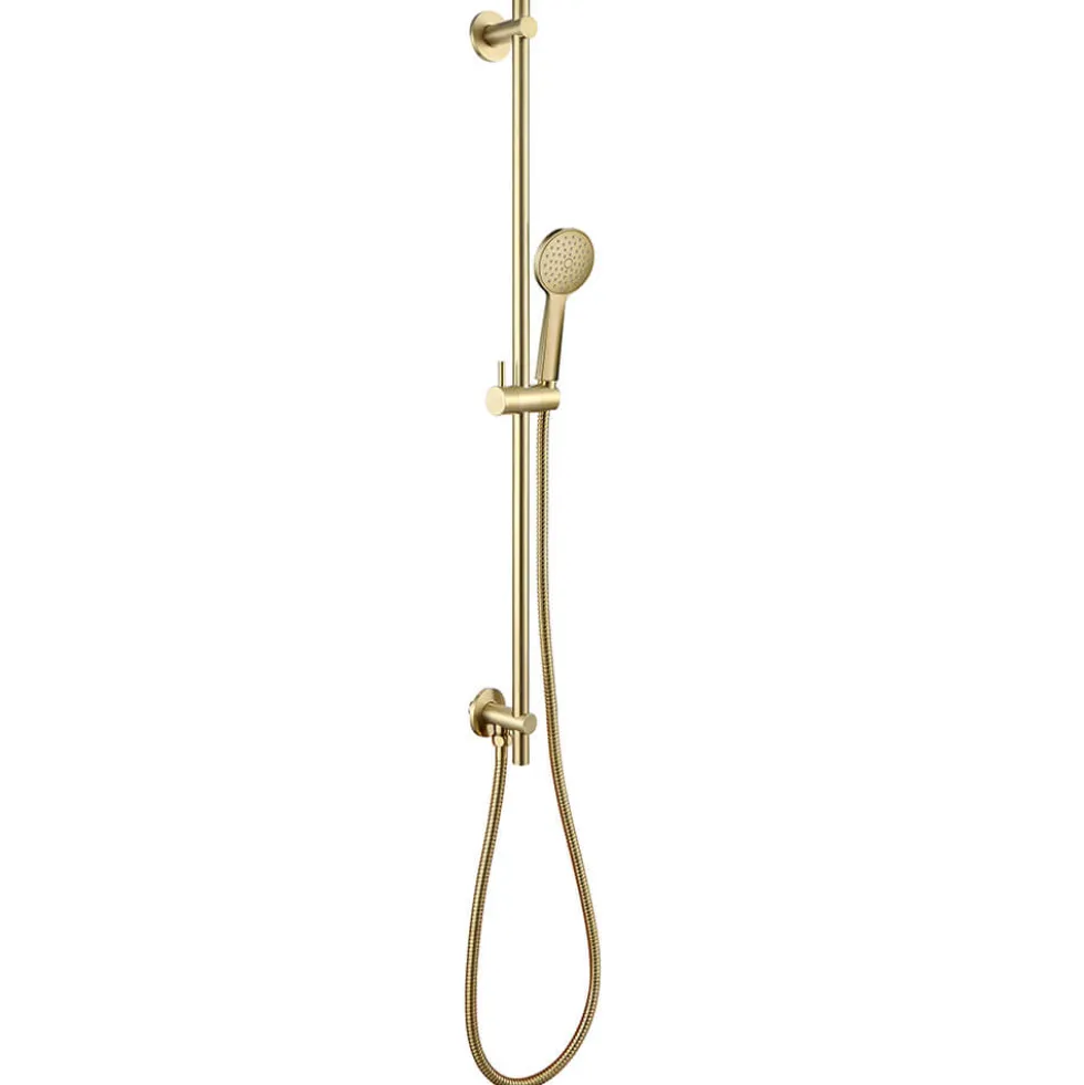 VOS Slide Rail Shower Kit with Round Shower Handset & Hose