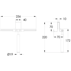 VOS Squeegee & Double Sided Hook