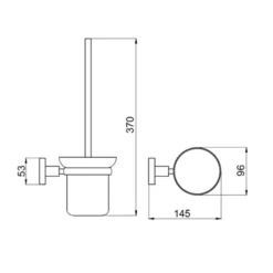 VOS Toilet Brush Holder