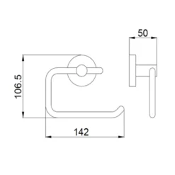 VOS Toilet Roll Holder