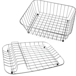 Wire Basket & Plate Drainer for 1.5 Bowl Sinks
